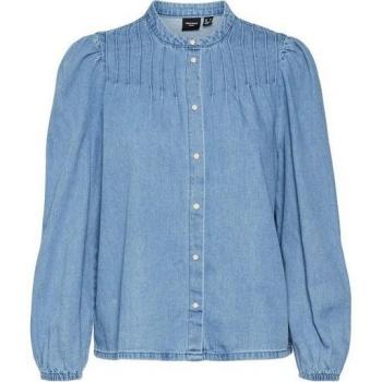 Vero Moda VMPAISLEY LS DNM SHIRT YO335 – Baumwoll-Jeanshemd