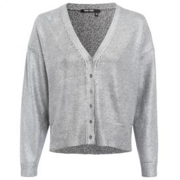 MARC AUREL Funkelnde Strickjacke in Schwarz 44
