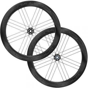 Campagnolo Bora 60 2‑way Fit Carbon Disc Tubeless Wheels – 15x100/12x142mm Black Unisex