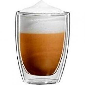 Bloomix Roma Cappuccino 200 ml, doppelwandige Thermo-Kaffeegläser im 2er-Set