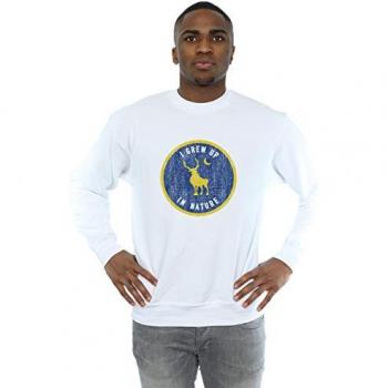 Disney Sweatshirt Uomo Frozen 2 Sven Cresciuto nella Natura