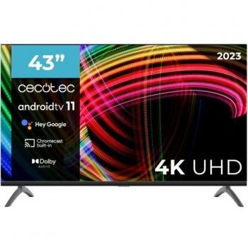 TV CECOTEC 43 LED 4K UHD FRAMELESS ANDROIDTV 11 ALU30043
