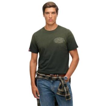 T-shirt Superdry Homme Lo-fi Outdoors Vert M