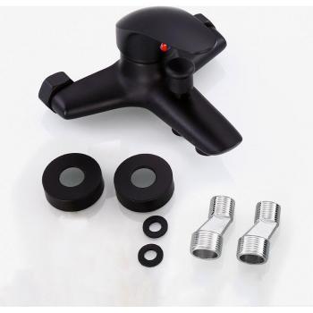 Black Brass Bathtub Faucet