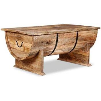 VidaXL Couchtisch Mangoholz Massiv 88 x 50 x 40 cm