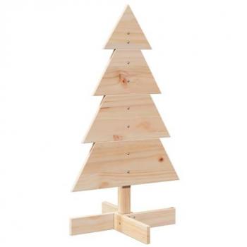 VidaXL 80 cm Wooden Christmas Tree Solid Pine