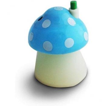 Automate de cure‑dents sous forme de champignon rouge