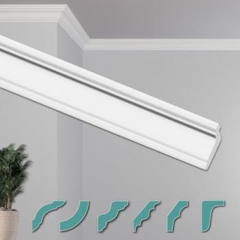 Stucchi per soffitto in Styropor bianco 2 Metri ZG23