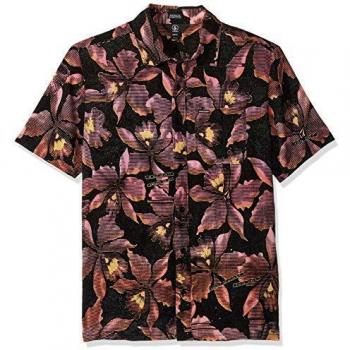 Volcom Chemise Resorto Vallarta S/s Rose L