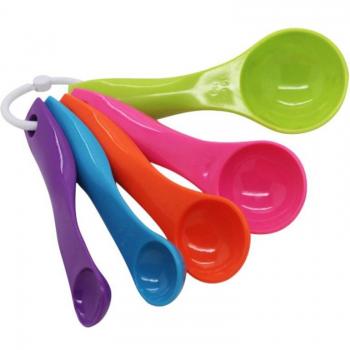 Colorful 5-Piece Measuring Spoon Set (1ml, 2.5ml, 5ml, 7.5ml, 15ml)