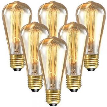 Lampada Edison con anello quirrel E27