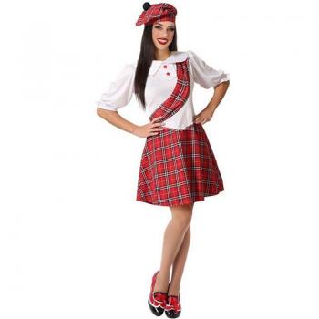 Disfraz Escocés Mujer Talla XS/S