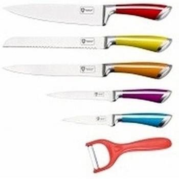 Colección Royalty 6 Cuchillos Inox con Colores