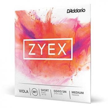 Zyex Short Scale Viola String Set, Medium Tension by D'Addario