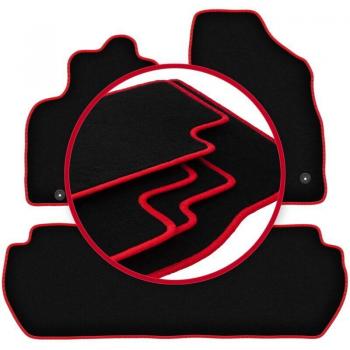 Tapis de protection CARLUX-ROUGE pour Citroën Berlingo II Multispace (2008-2018)
