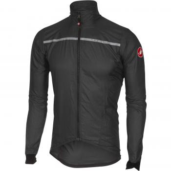 Chaqueta Ciclismo Castelli Superleggera 2018 Anthracite-Amarillo Fluorescent
