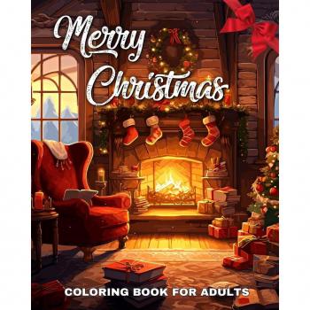 Merry Christmas Coloring Book for Adults
