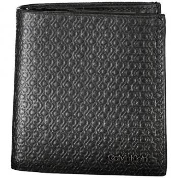 Calvin Klein RFID Leather Bifold Wallet for Men with Multiple Compartments in Black