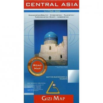 Central Asia 1/1M75 (Road Map)
