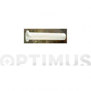 Cuerda de polipropileno tejida con núcleo de 12 mm de diámetro y 100 metros de largo, color blanco
