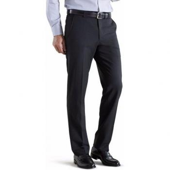 Pantalon Noir Mix Laine Meyer