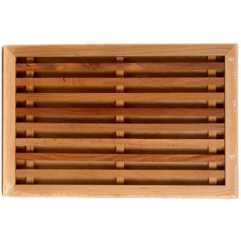 Tabla de madera para pan con rejilla
