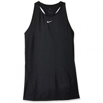Nike PRO all-Over-Mesh, T-shirt a Maniche Lunghe Donna, Nero