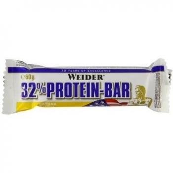 Weider Barrita de Proteína 32%. Sabor Plátano