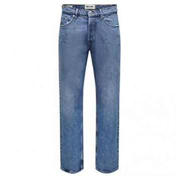 Only & Sons Edge Loose Fit Wide-leg Jeans