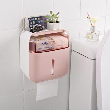 Soporte de baño para papel higiénico y toallas desechables