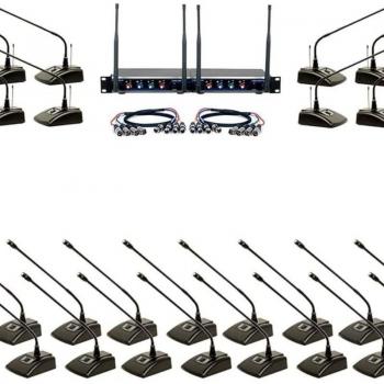 VocoPro Conference System with 24 Microphones