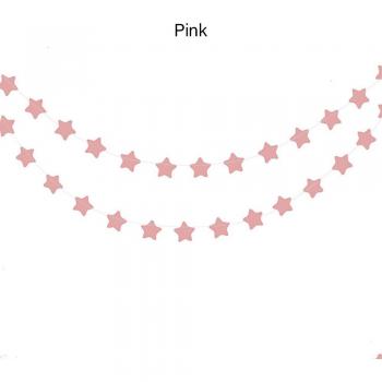 Christmas & Birthday Star Flag Decoration