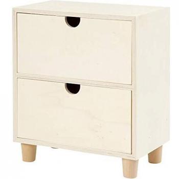 Compact Chest Of Drawers, H: 23 cm, Depth 11.5 cm, W: 20 cm | 57946