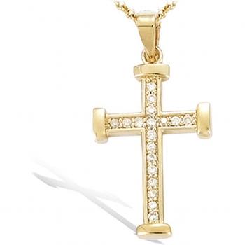 Lily's Éclat – Pendentif Croix 22x15 mm