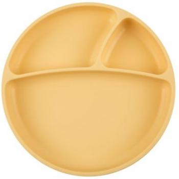 Minikoioi Puzzle Plate Gelb mit Saugnapf