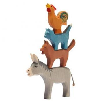 Ostheimer Bremer Stadtmusikanten Figuren Set, 4-teilig