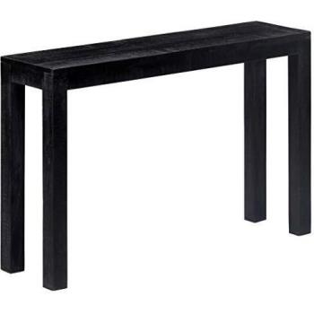 Konsolentisch in Schwarz 118x30x76 cm aus Mango