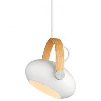 Halo Design LED Leuchte D.C, Eiche und mattweiß Ø 18