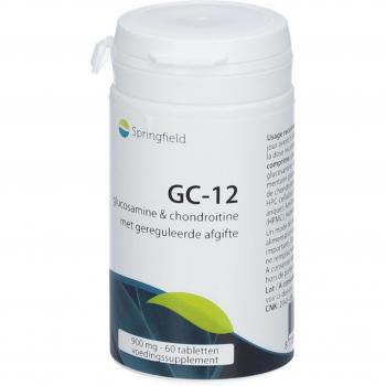 Gc-12 Supplément Glucosamine-Chondroïtine 500mg/400mg Springfield 60