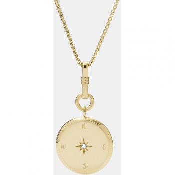 Fossil JF03934710 Gouden Ketensing voor Dames Georgia