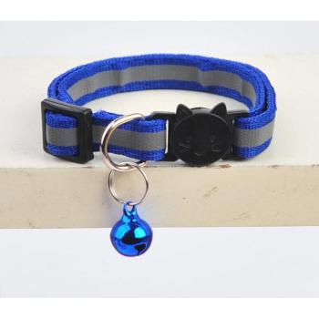 Safe & Sound Cat Bell Collar – Adjustable Nylon, One Pack