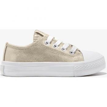 Sneakers Conguitos: Zapatillas Bajas Reforzadas en Goma, Color Metalizado Infantil