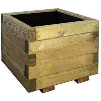FIORIERA QUADRATA LEGNAMO 40x40x32,5 h Naturale Legno Losa
