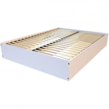 Letto a Cassettone Bianco 140x200 – Legno Massiccio