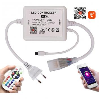 Contrôleur intelligent pour bande LED RGB 2835/5050 avec télécommande