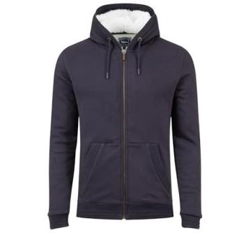 Blue Camborne Full‑Zip Hoodie – Men’s 3XL (Borg Lined)