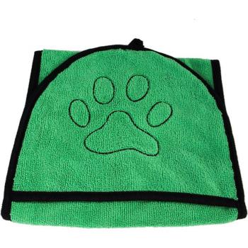 Mikro‑Trockner‑Set: Hunde/ Katzen/ Welpen – Super‑Saug‑Decke mit Tasche