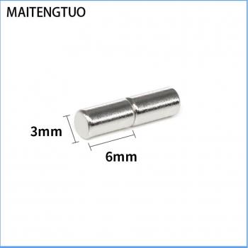 Imán de Neodimio Redondo 3×6 mm – Pack 50