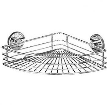 WENKO Bari Shower Corner Shelf Vacuum-Loc