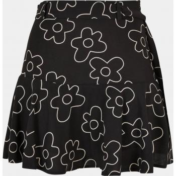 Gonna Mini Urban Classics Viscosa Fiori Nera 2XL